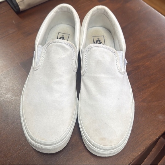 Vans Classic Slip on shoe, white, Men’s 10 - Picture 3 of 9